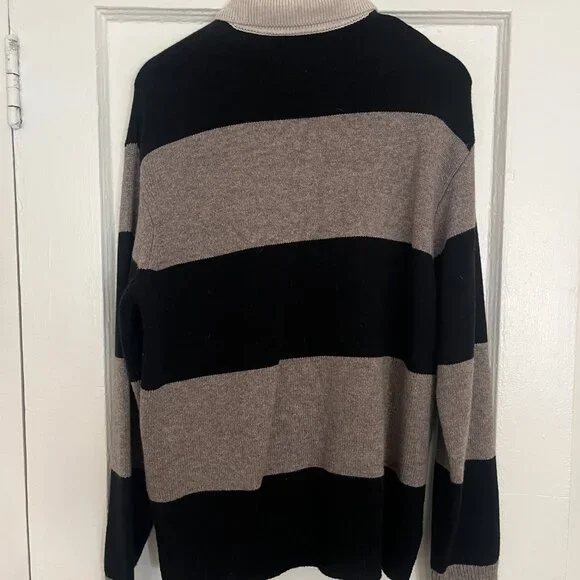 All Saints Striped Knit Rugby Shirt - Picture 3 of 3